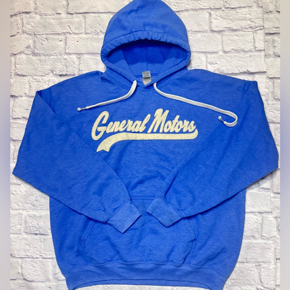 General Motors Script Hoodie Size Large